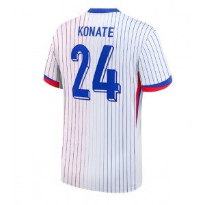 Fotbalové Dres Francie Ibrahima Konate #24 Venkovní Oblečení ME 2024 Krátký Rukáv